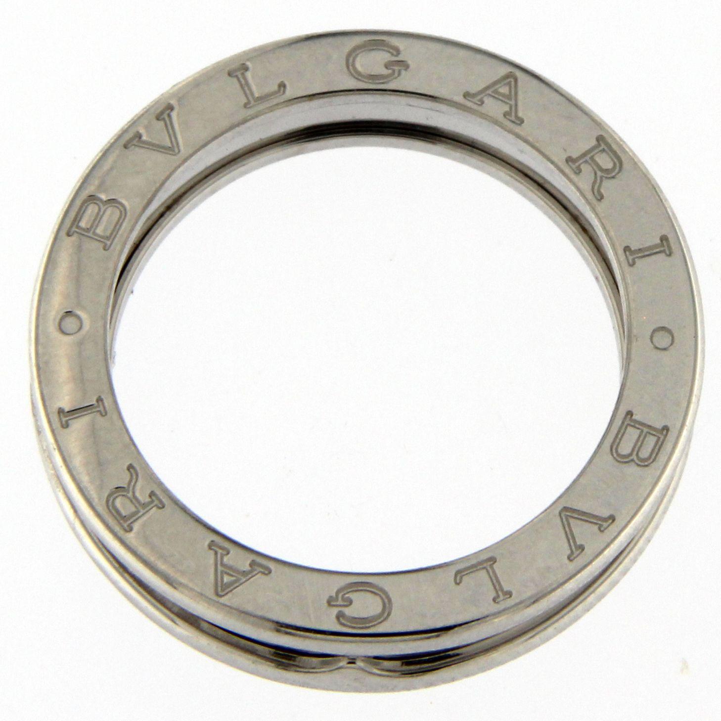 BZERO1 Ring 18 Karat White Gold 1 Band For Sale 2