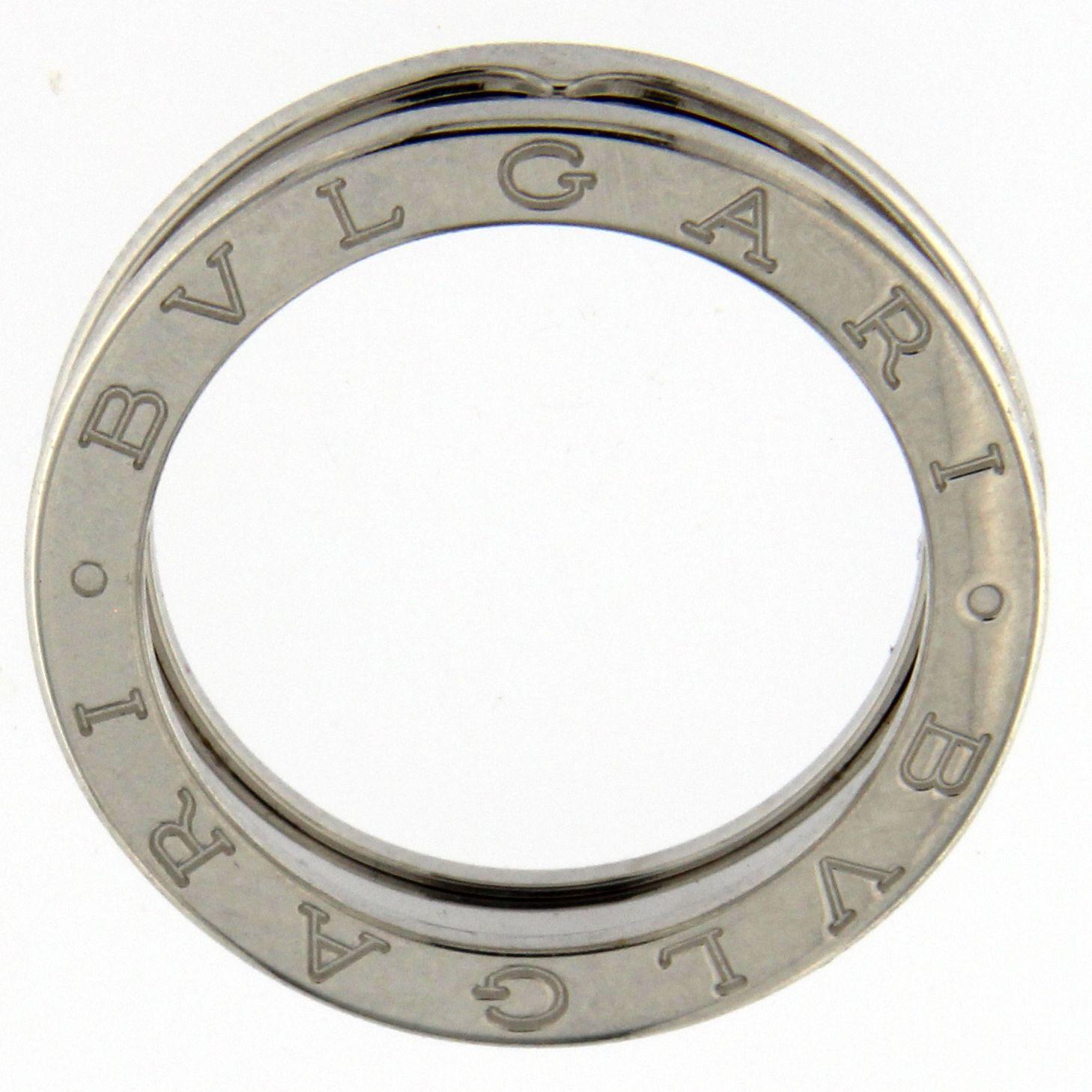 BZERO1 Ring 18 Karat White Gold 1 Band For Sale 4