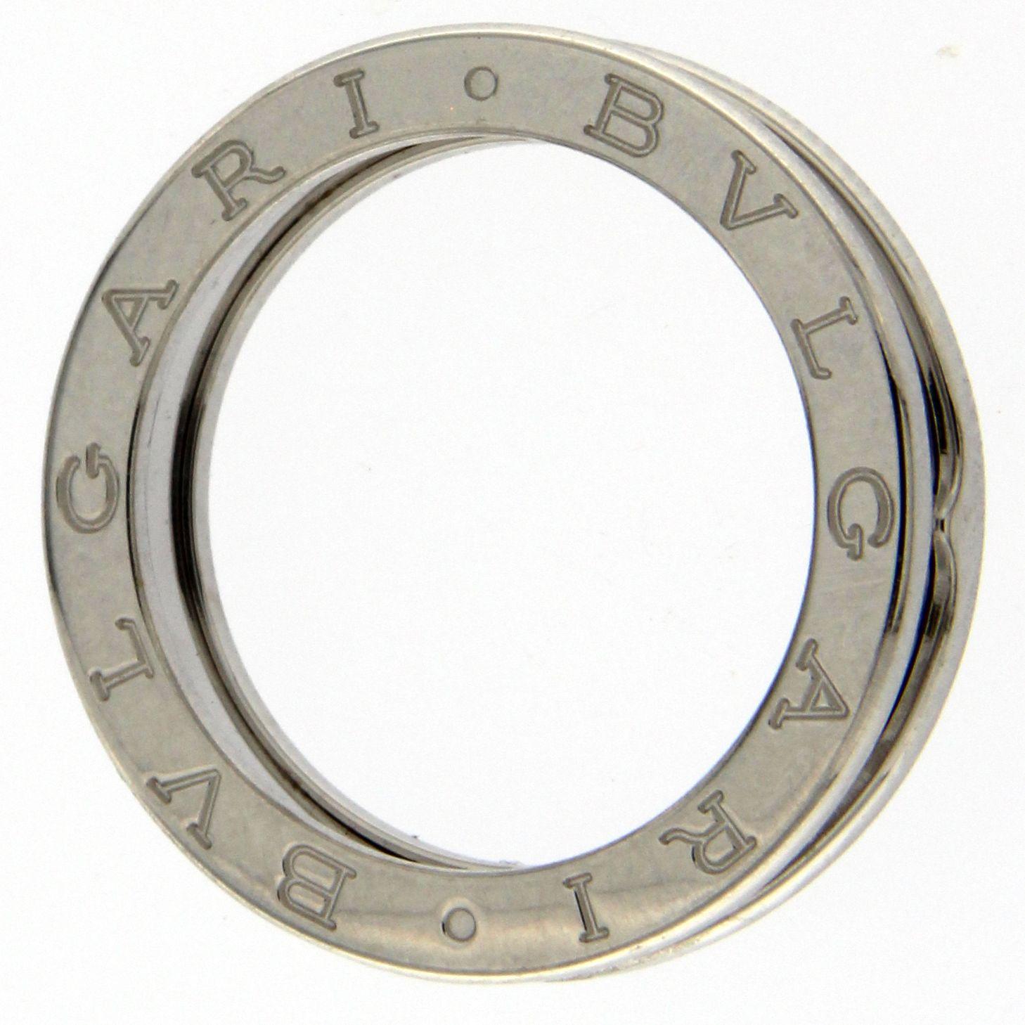 BZERO1 Ring 18 Karat White Gold 1 Band For Sale 5