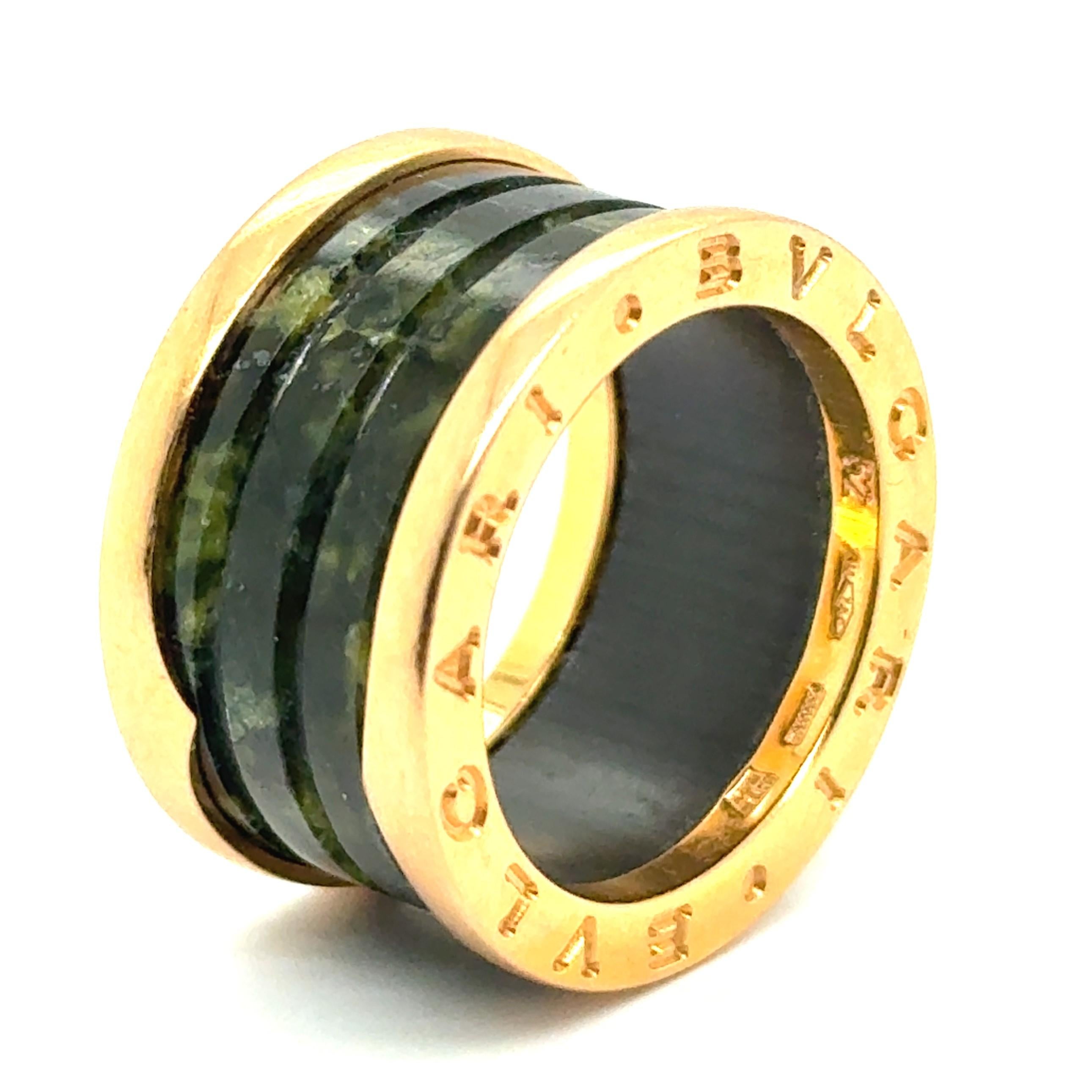 BZero1 Ring with Serpentine in Red Gold by Bvlgari For Sale 5
