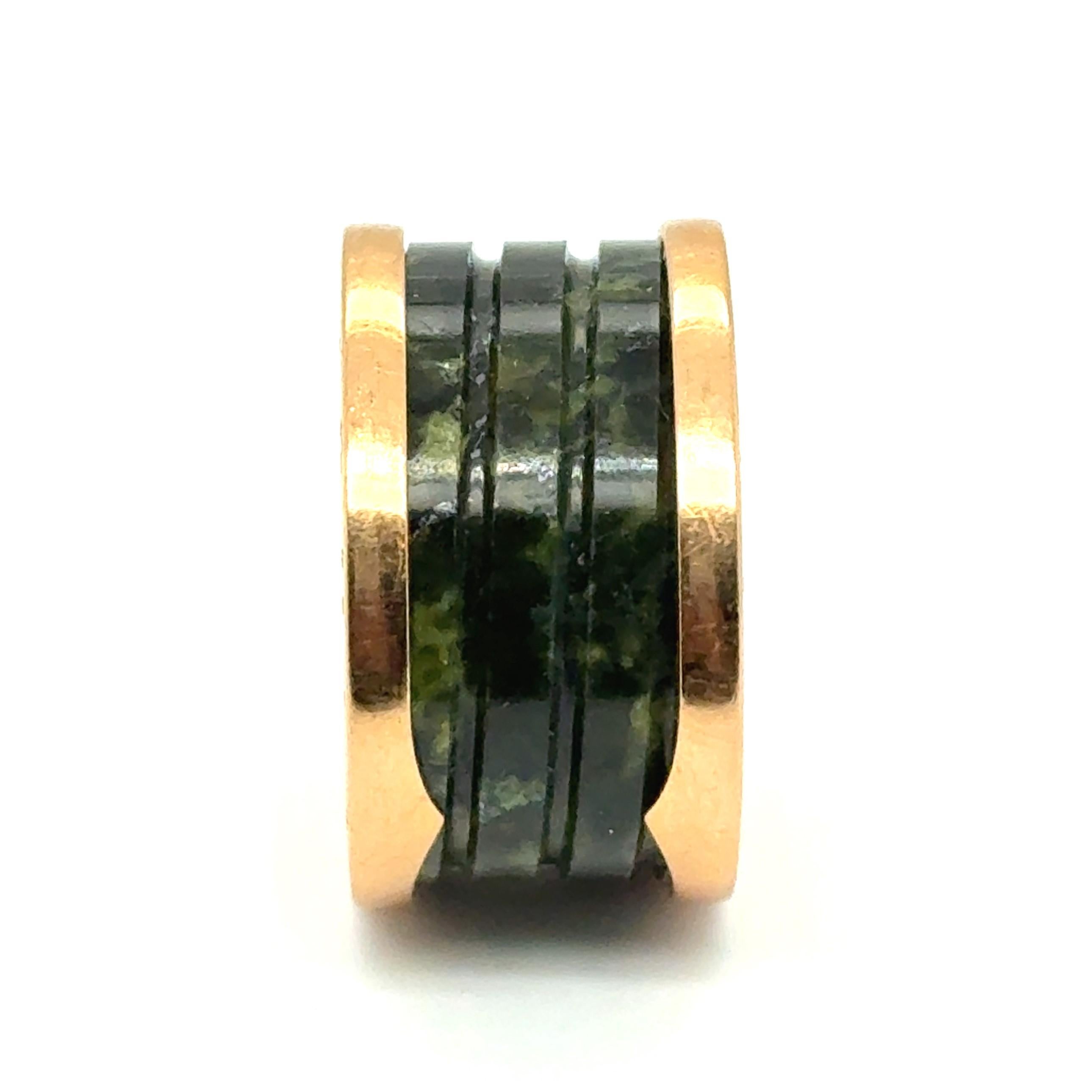 BZero1 Ring with Serpentine in Red Gold by Bvlgari For Sale 8