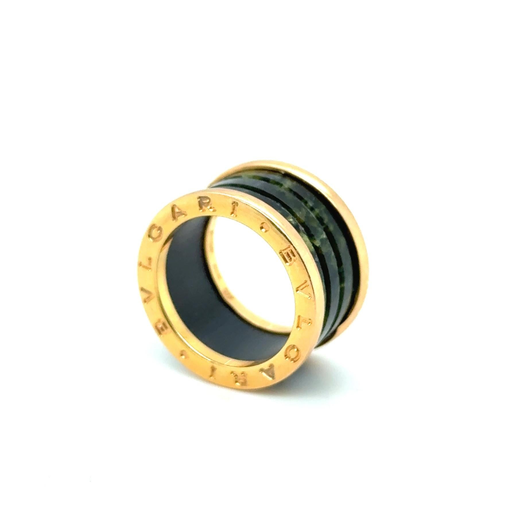BZero1 Ring with Serpentine in Red Gold by Bvlgari For Sale 9