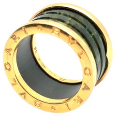 BZero1 Ring with Serpentine in Red Gold by Bvlgari