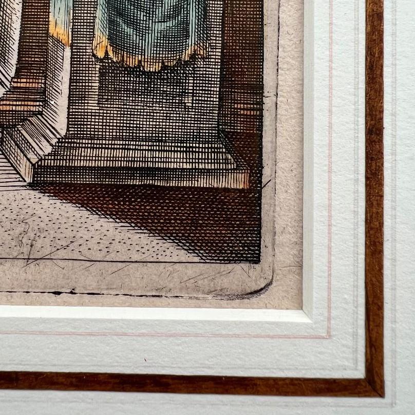 C. 1625 nach Antoine de Pluvinel, „Henry IV, montiert“, handkolorierte Gravur im Angebot 6