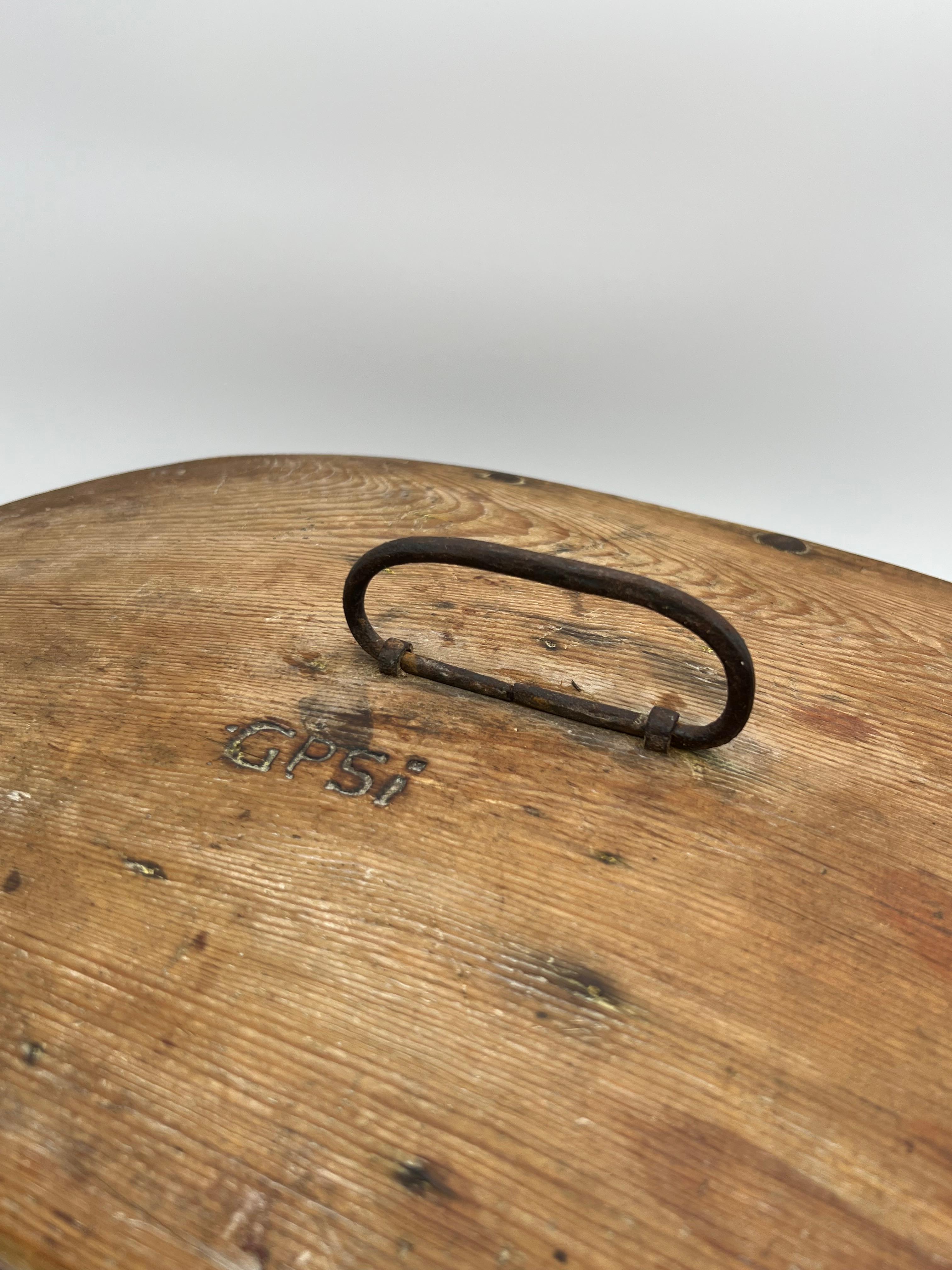 Hand-Crafted c. 1750-1780s Antique RUSTIC Pine / Bentwood Chest Box. Primitive, Nordic For Sale