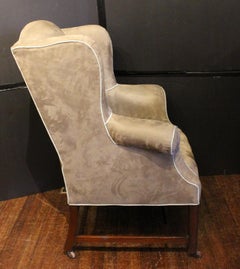 c. Sedia a braccioli Wingback del periodo 1765-80 Giorgio III