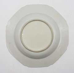 c. 1770 Chinese Export Porcelain Octagonal Soup Plate