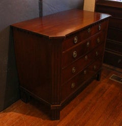 c. 1780-1800 Neoclassical Dutch 4-Drawer Commode