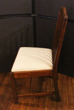 c. 1780 English Pair of George III Side Chairs