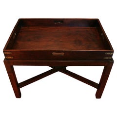 C. 1780 George III Period Butler's Tray on Stand