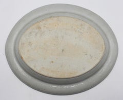 c. 1805 Chinese Export Porcelain Green Fitzhugh Platter