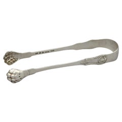 c. 1815 Coin Silver Sugar Tongs by William Thompson, Henry Salisbury, & George E