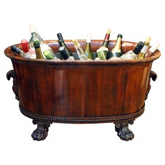 C. 1815 Regency Period Grand Scale Oval Wine Cooler