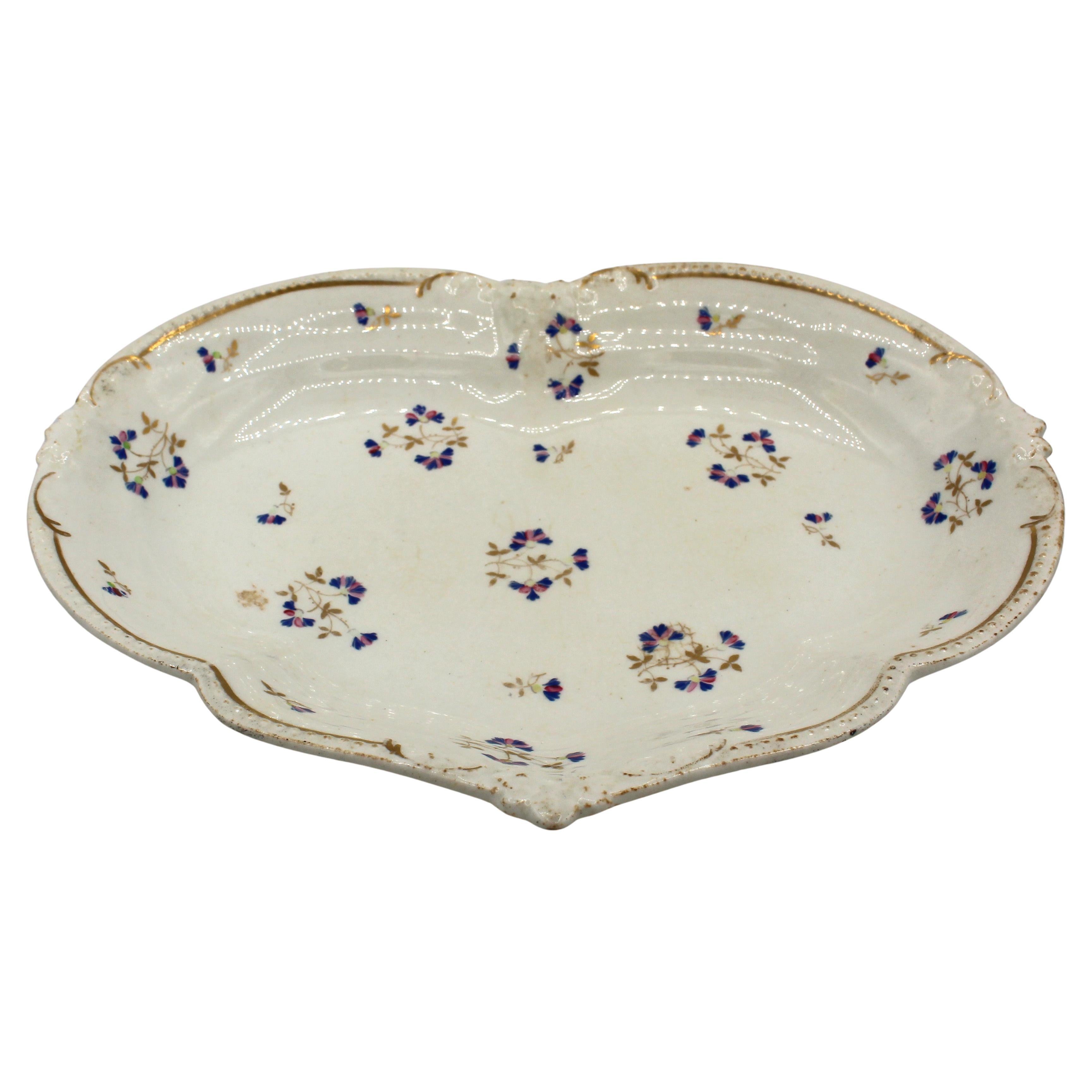c. 1820 English Crown Derby Sweetmeat Dish For Sale