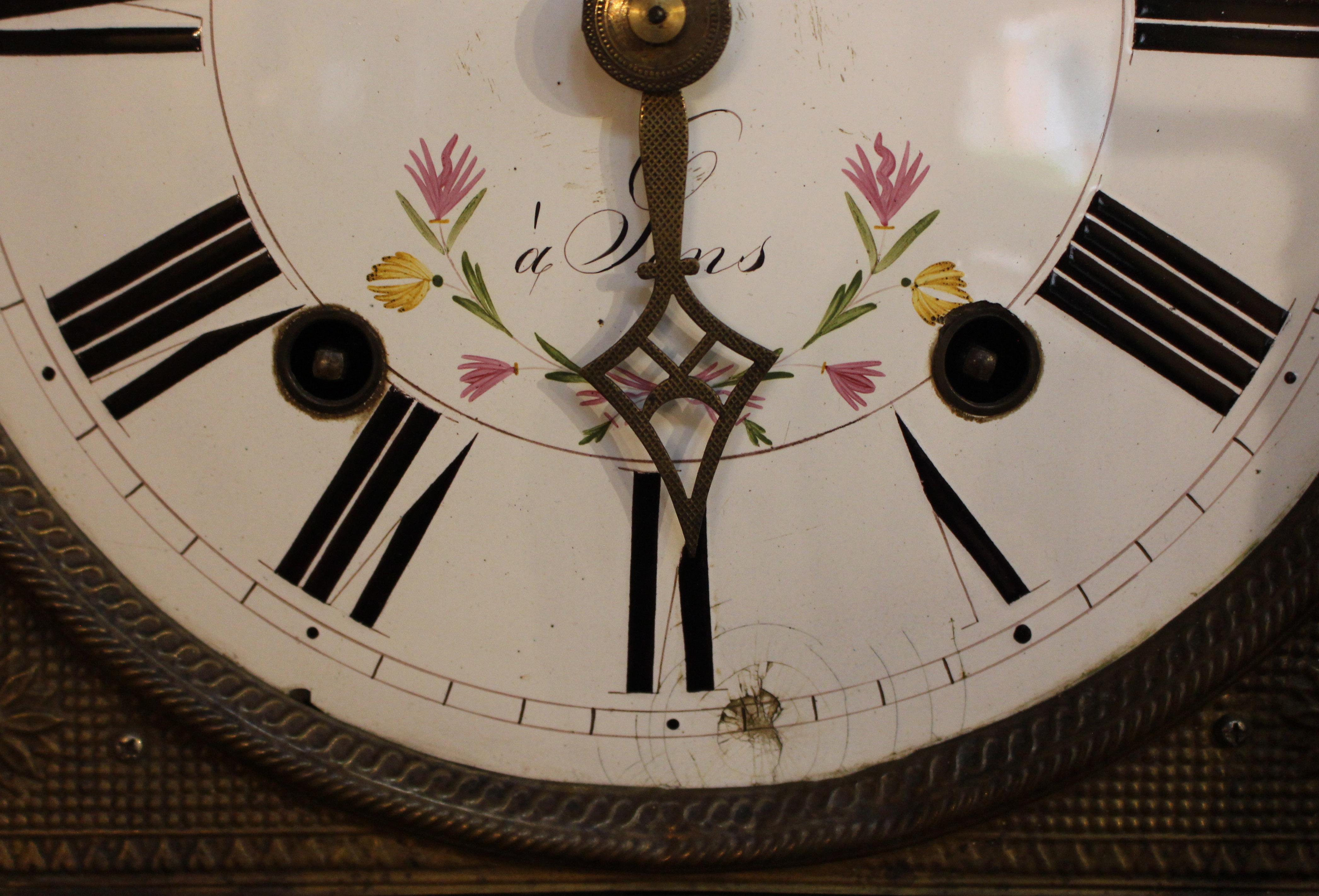 c. 1830-60 Country French Morbier Tall Case Clock 3