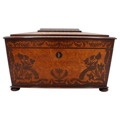 C. 1830 English William IV Period Tea Caddy