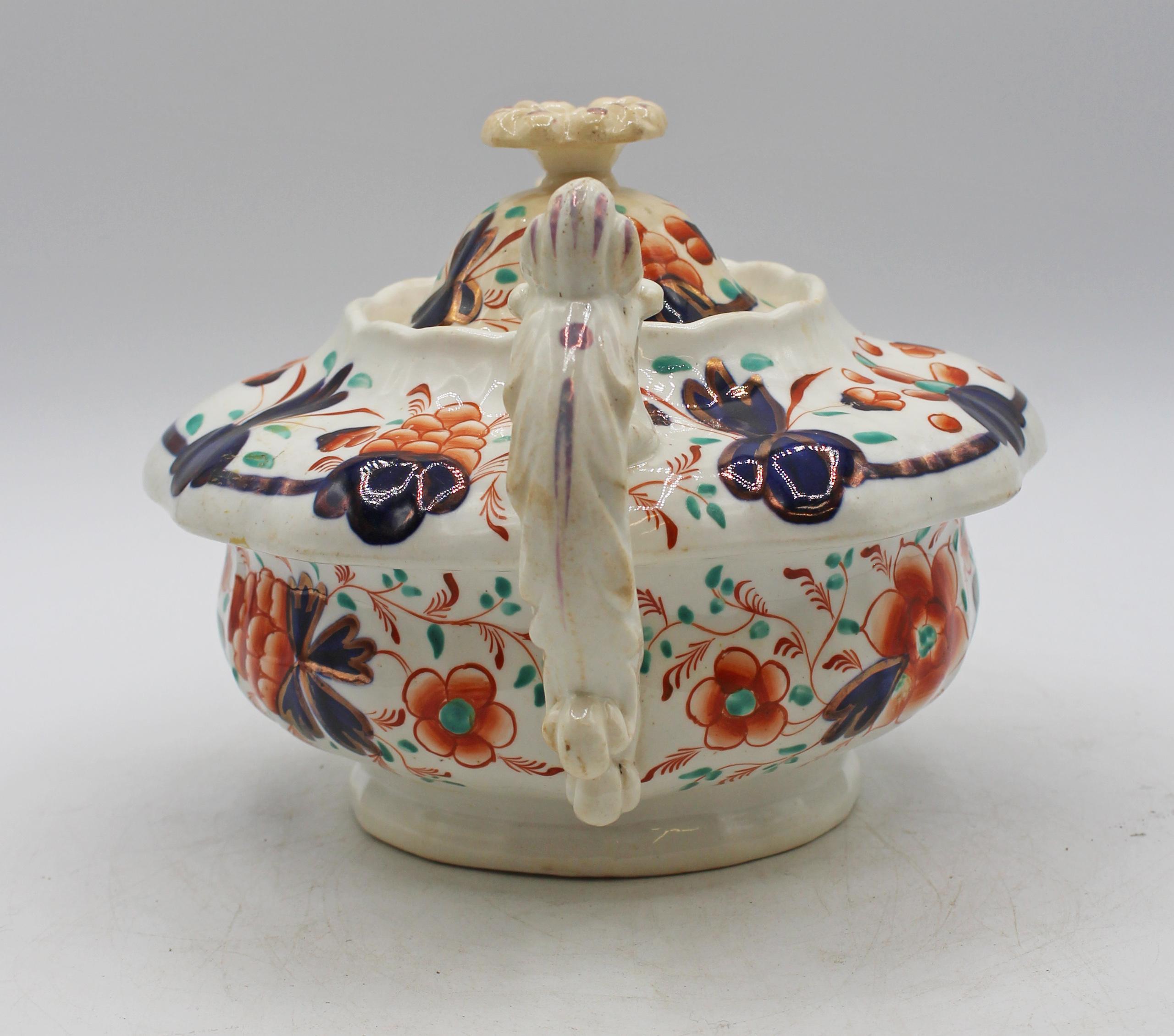 C. 1850 English Staffordshire District Gaudy Welsh 