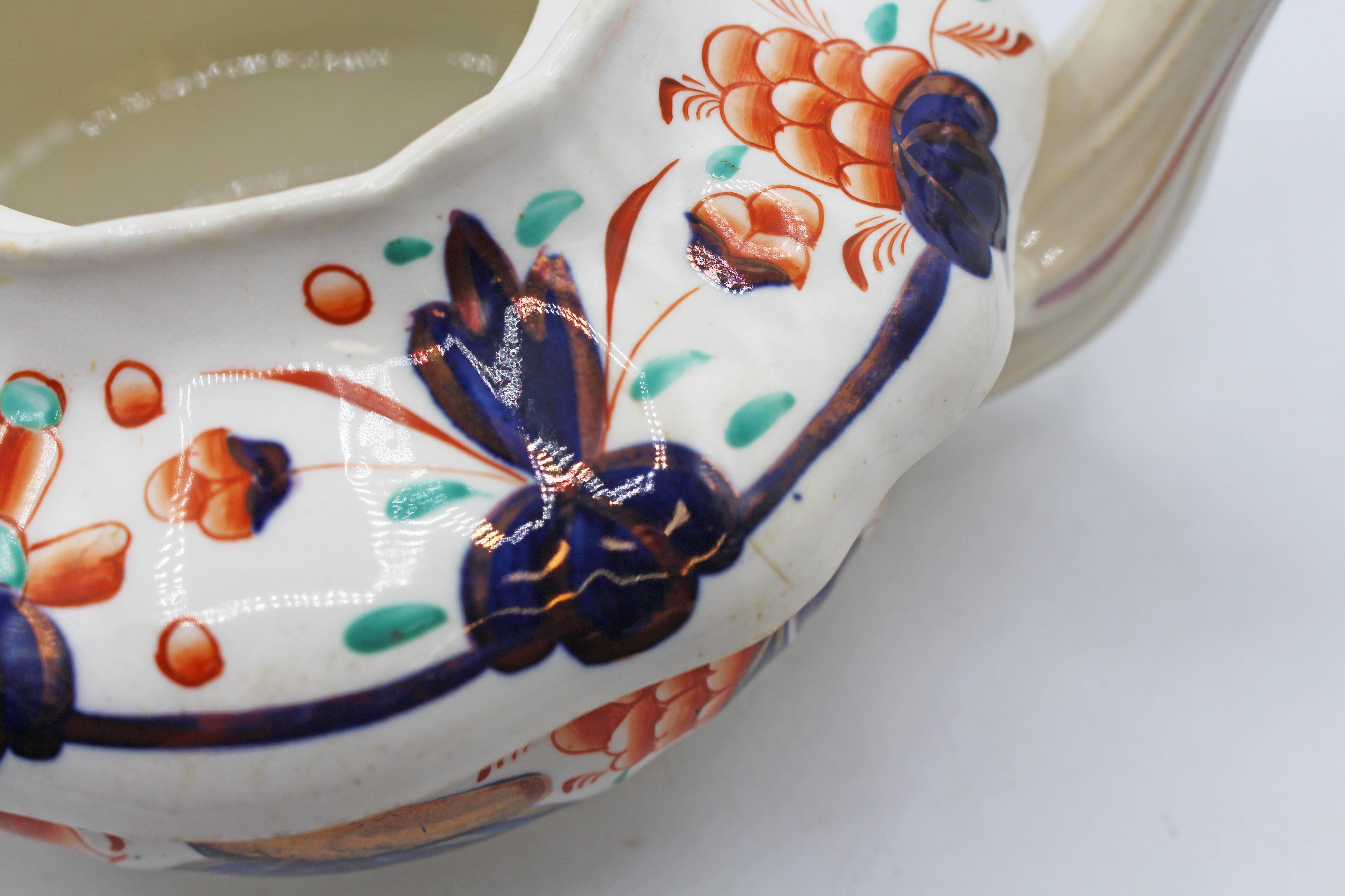 C. 1850 English Staffordshire District Gaudy Welsh 