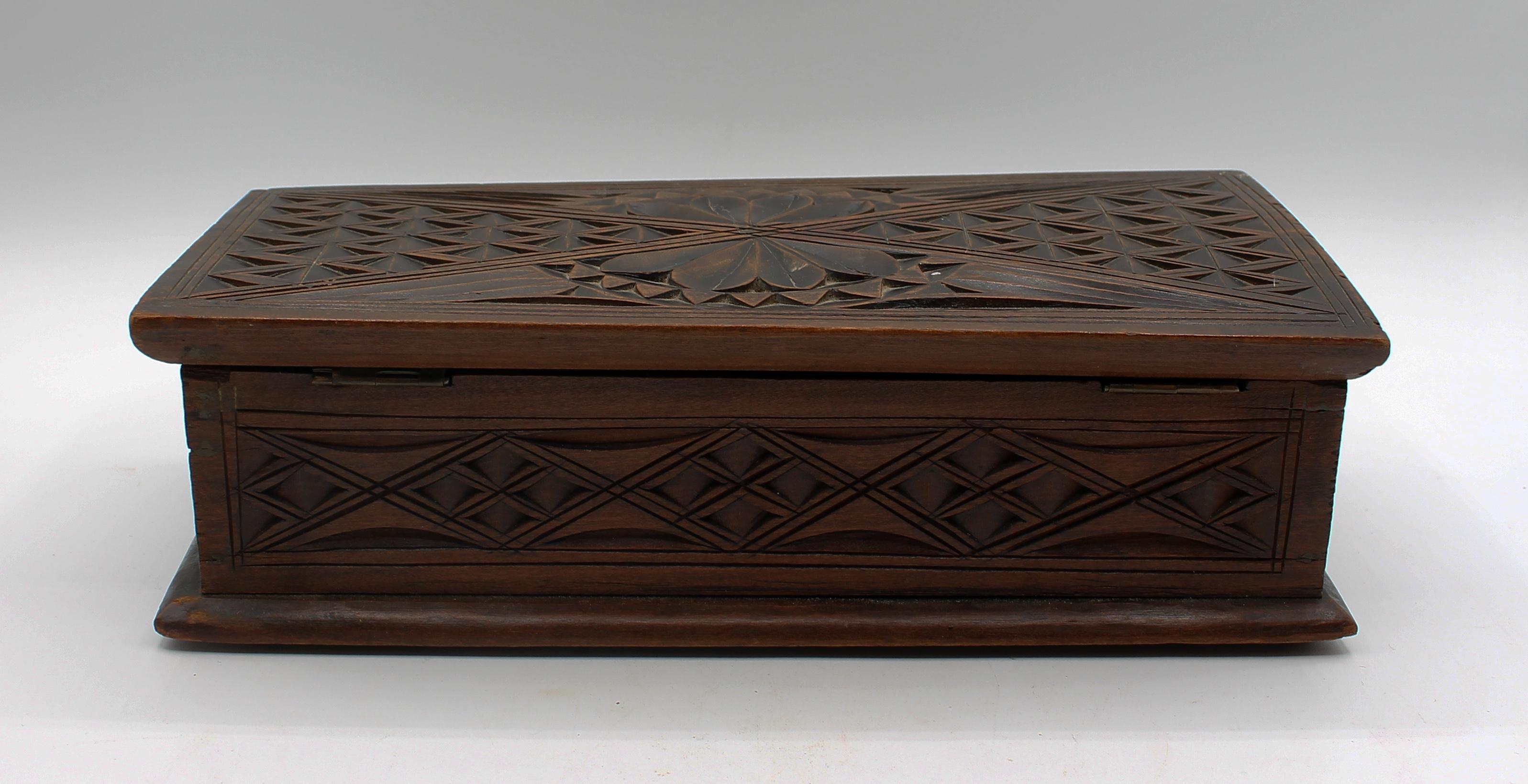 gothic wooden box