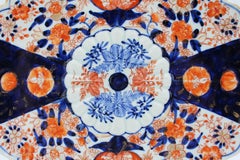 c. 1860-80 Meiji Period Imari Chop Plate