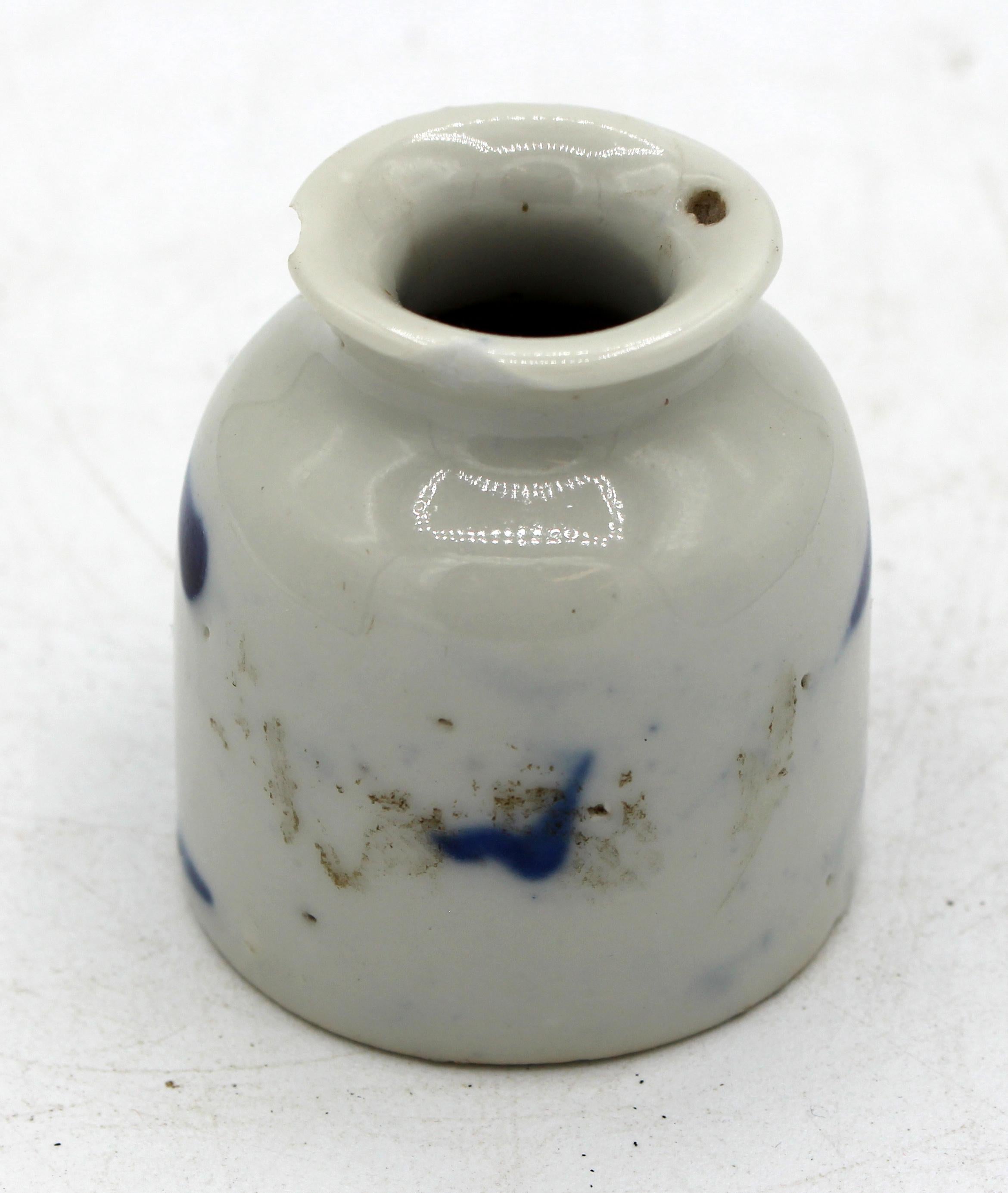 c. 1860 Qing Dynasty Chinese JAR Form Brush Washer (Qing-Dynastie) im Angebot