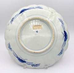 c. 1860s Japanese Scalloped Imari Chop Plate