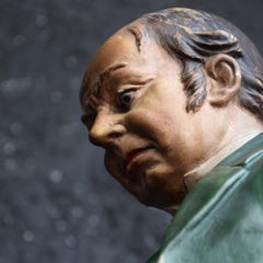 Austrian Terracotta Butchers Figure Attributed to Bernard Bloch, circa 1880