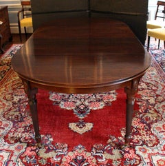 c. 1880 English Round Extending Regency Revival Dining Table