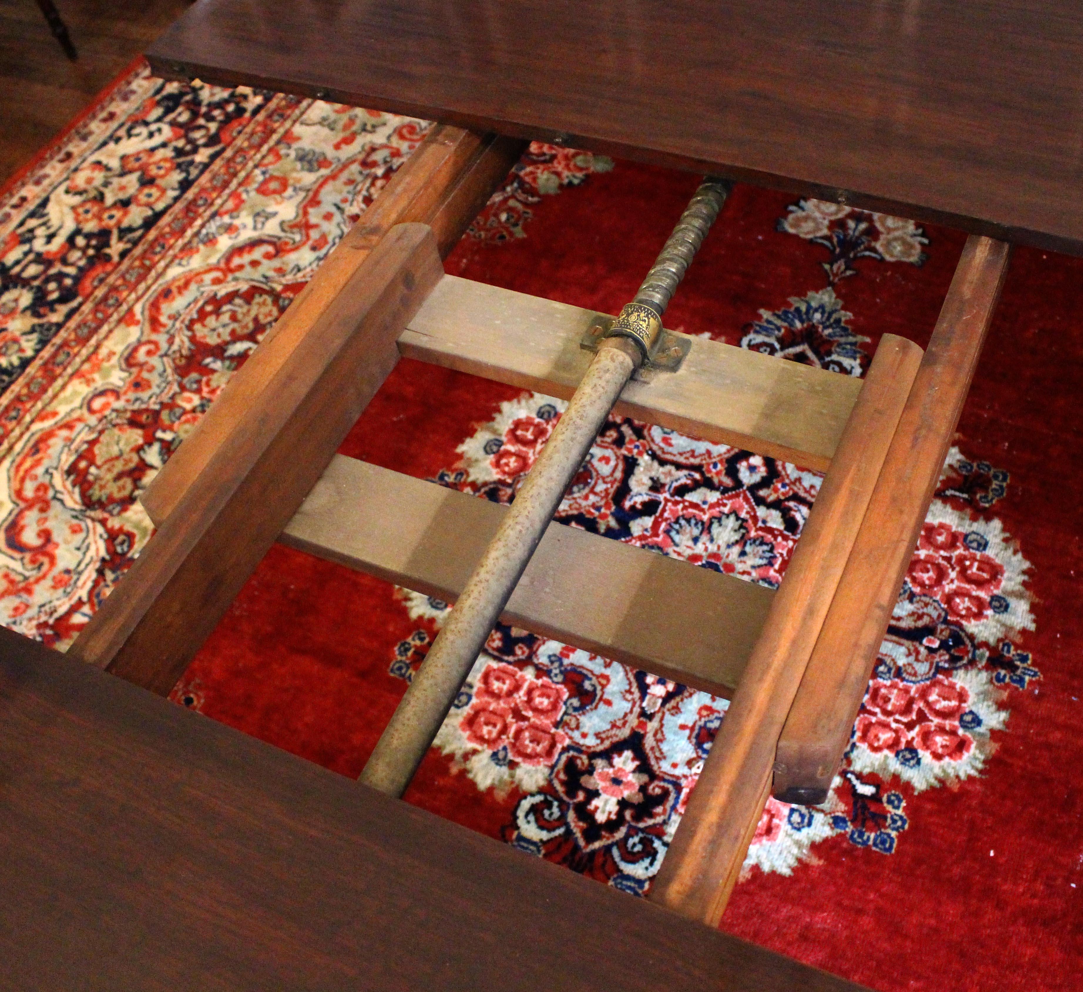 c. 1880 English Round Extending Regency Revival Dining Table Inglés en venta