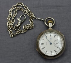 c. 1886 Coin Silver Pocket Watch by American Watch Co.