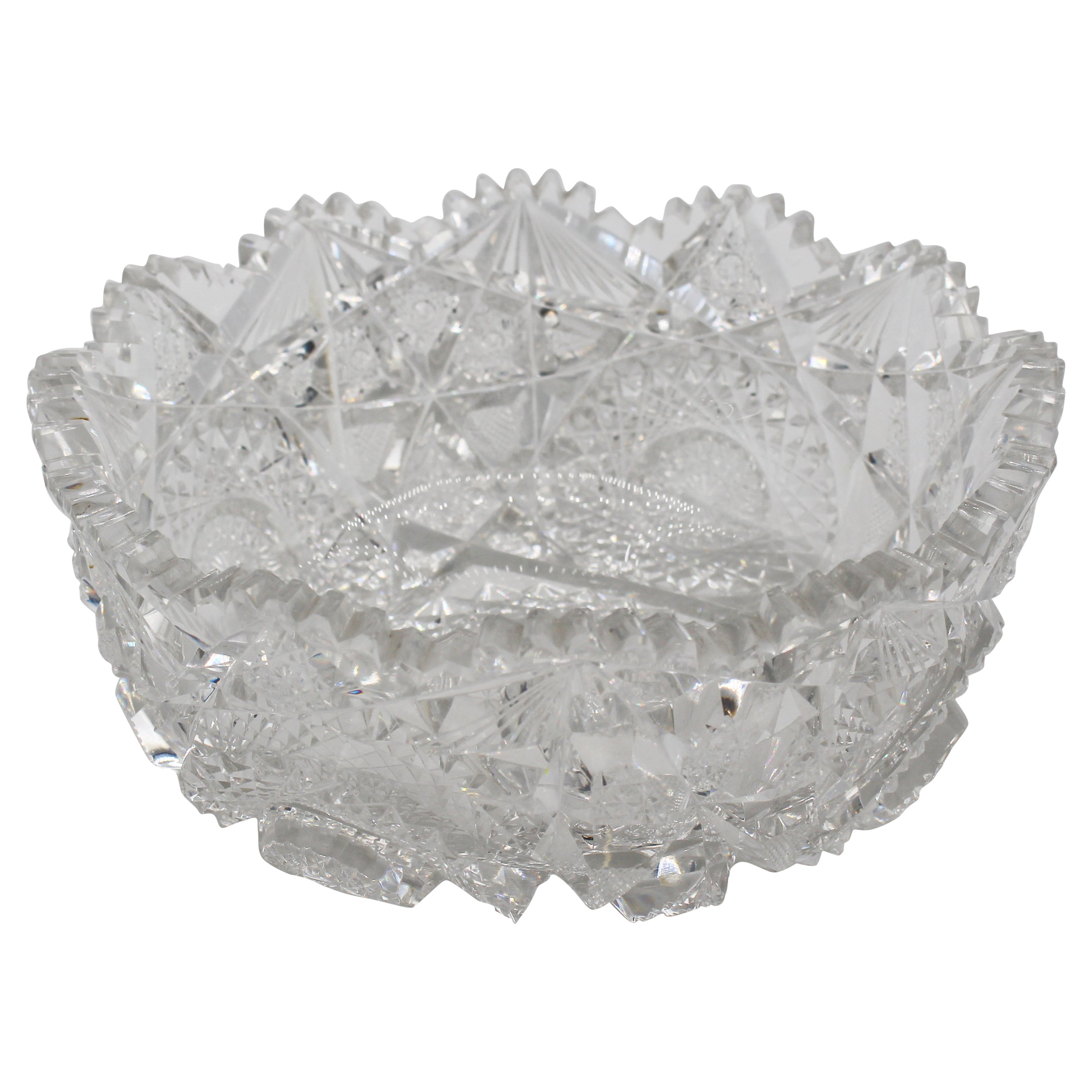 c. 1890 American Brilliant Period Cut Glass Bowl