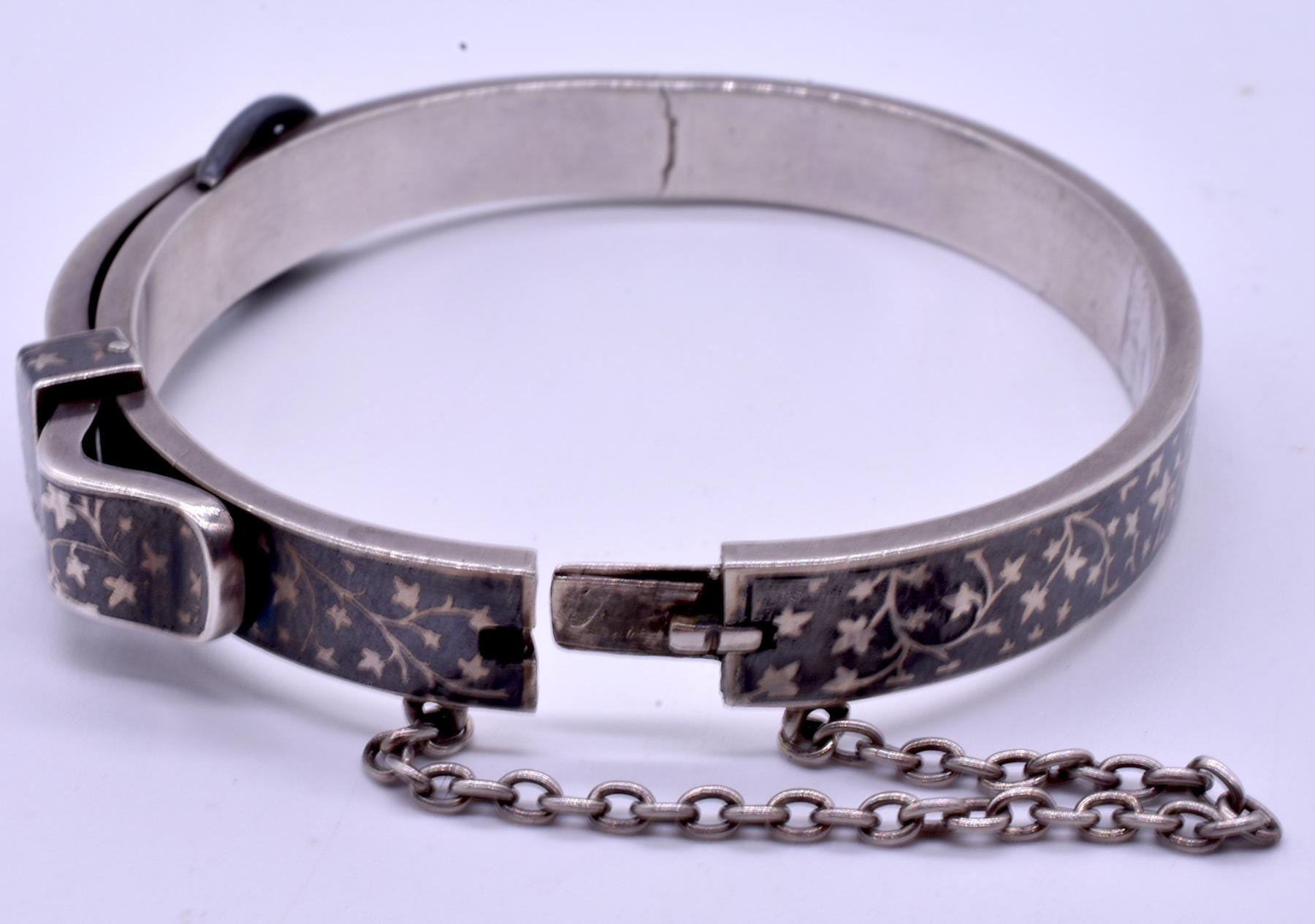 Niello Buckle Bracelet, circa 1890 1