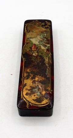 c. Scatola portapenne continentale in cartapesta del 1890