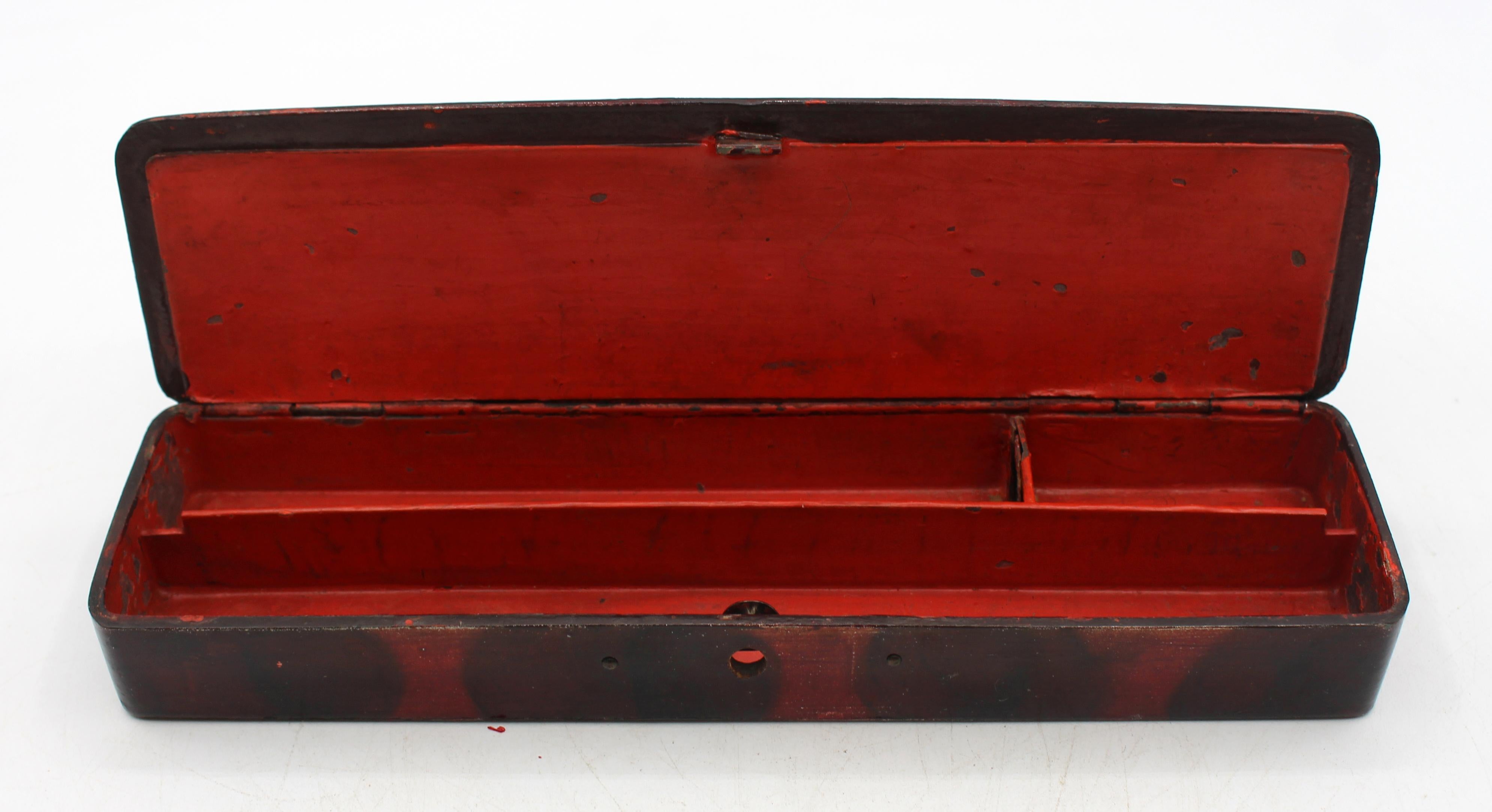 c. 1890 Caja continental de cartón piedra para bolígrafos en Bueno estado para la venta en Chapel Hill, NC