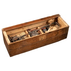 c. 1899 NOS Taladro dental completo de cobre japonado