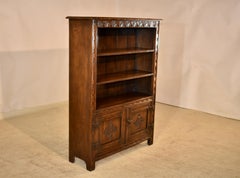C. 1900 English Oak Bookcase
