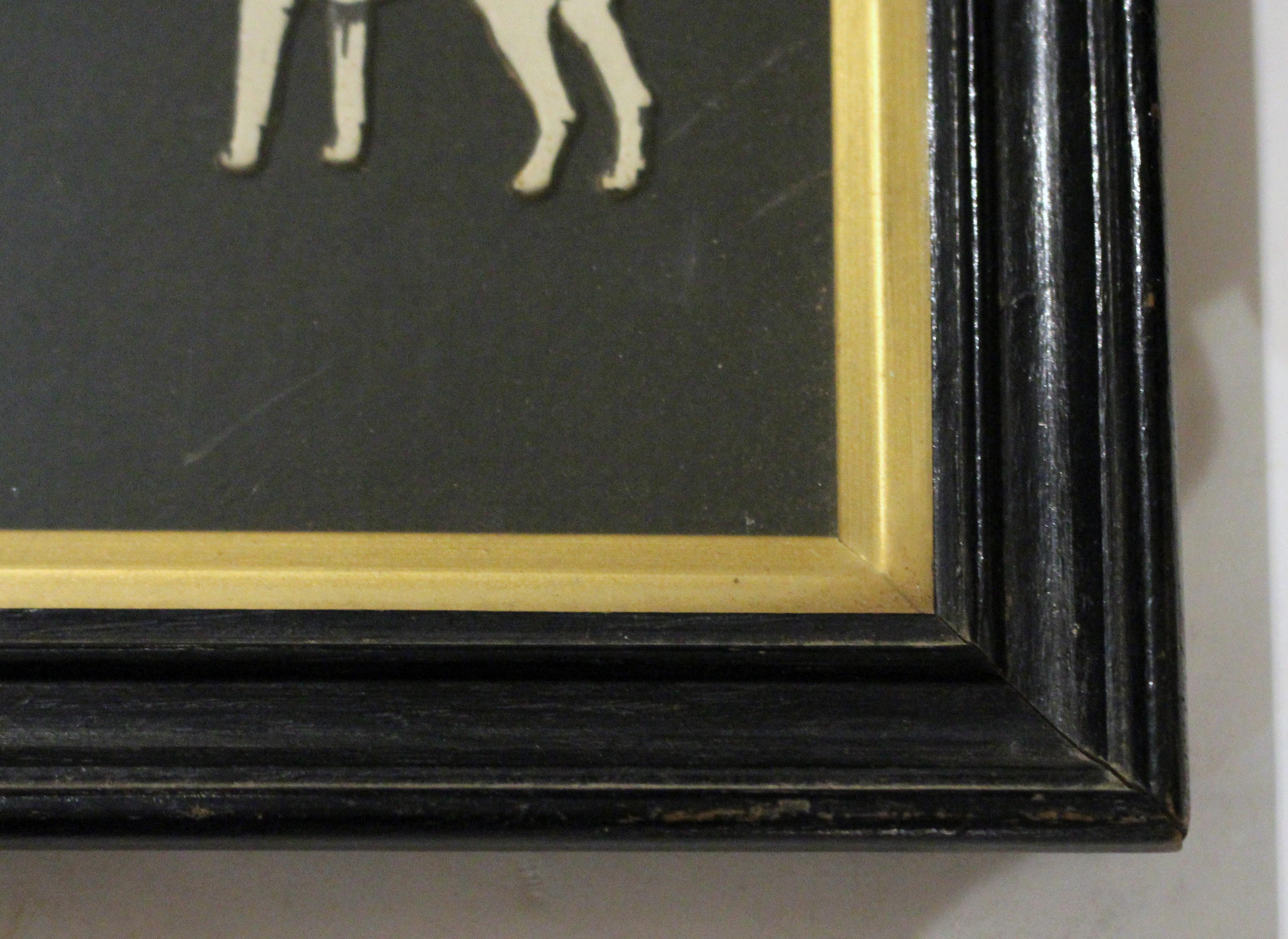 C. 1900 English Shadowbox Hunt Scene Panel (Edwardian) im Angebot