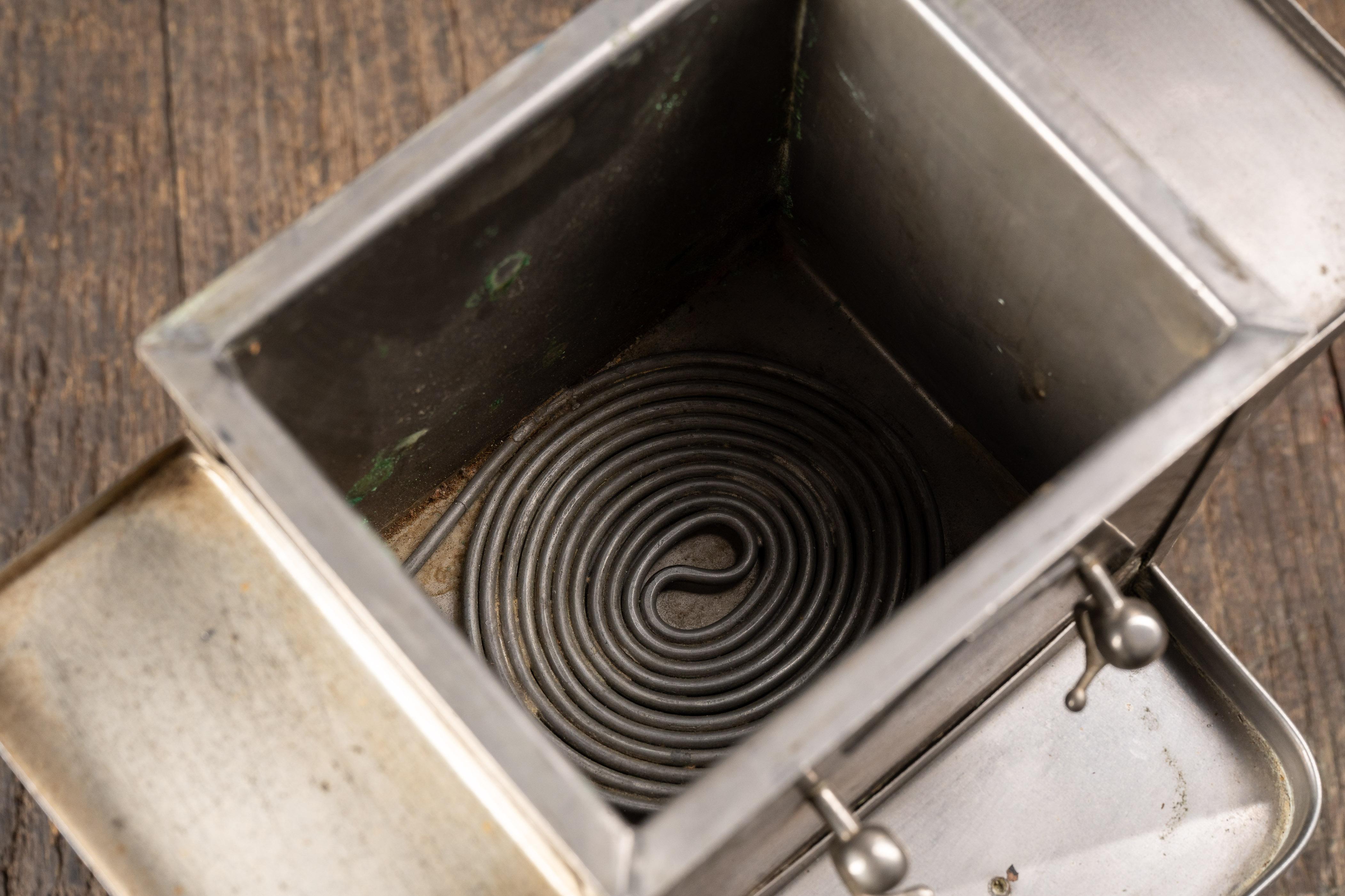 c. 1900 Salesman Sample Stainless Cooling Machine by WF Dougherty For Sale 2