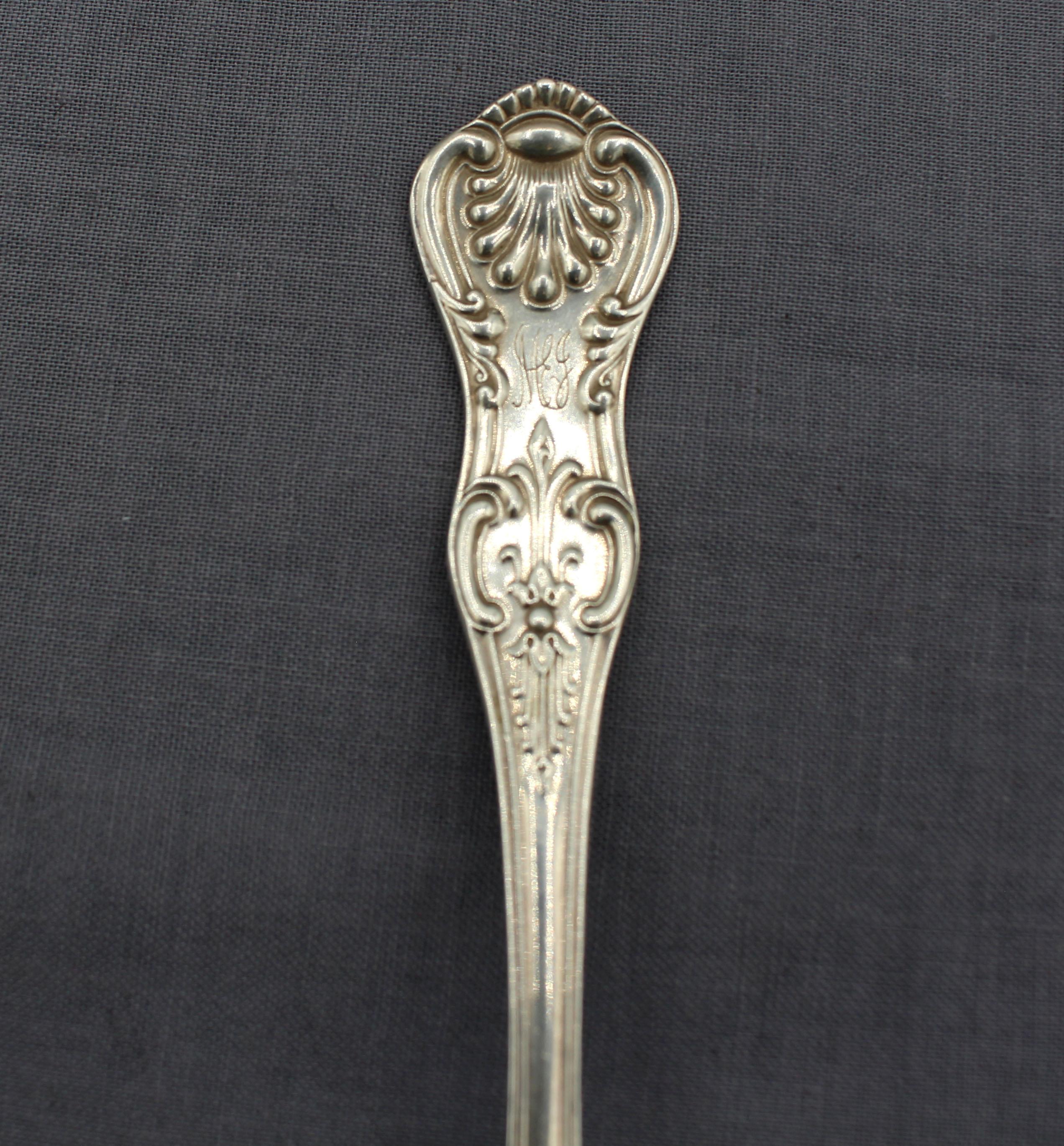 American c. 1900 Set of Four Sterling Teaspoons by Dominick & Haff For Sale