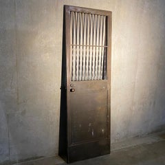 C 1900 Solid Brass/ Bronze Bank Room Door