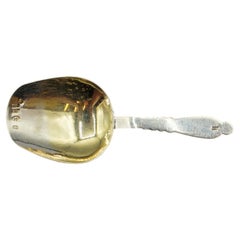 C. 1908-1917. Cuchara para caja de té rusa de 84 zolotniks, obra de Sergey Shishkin