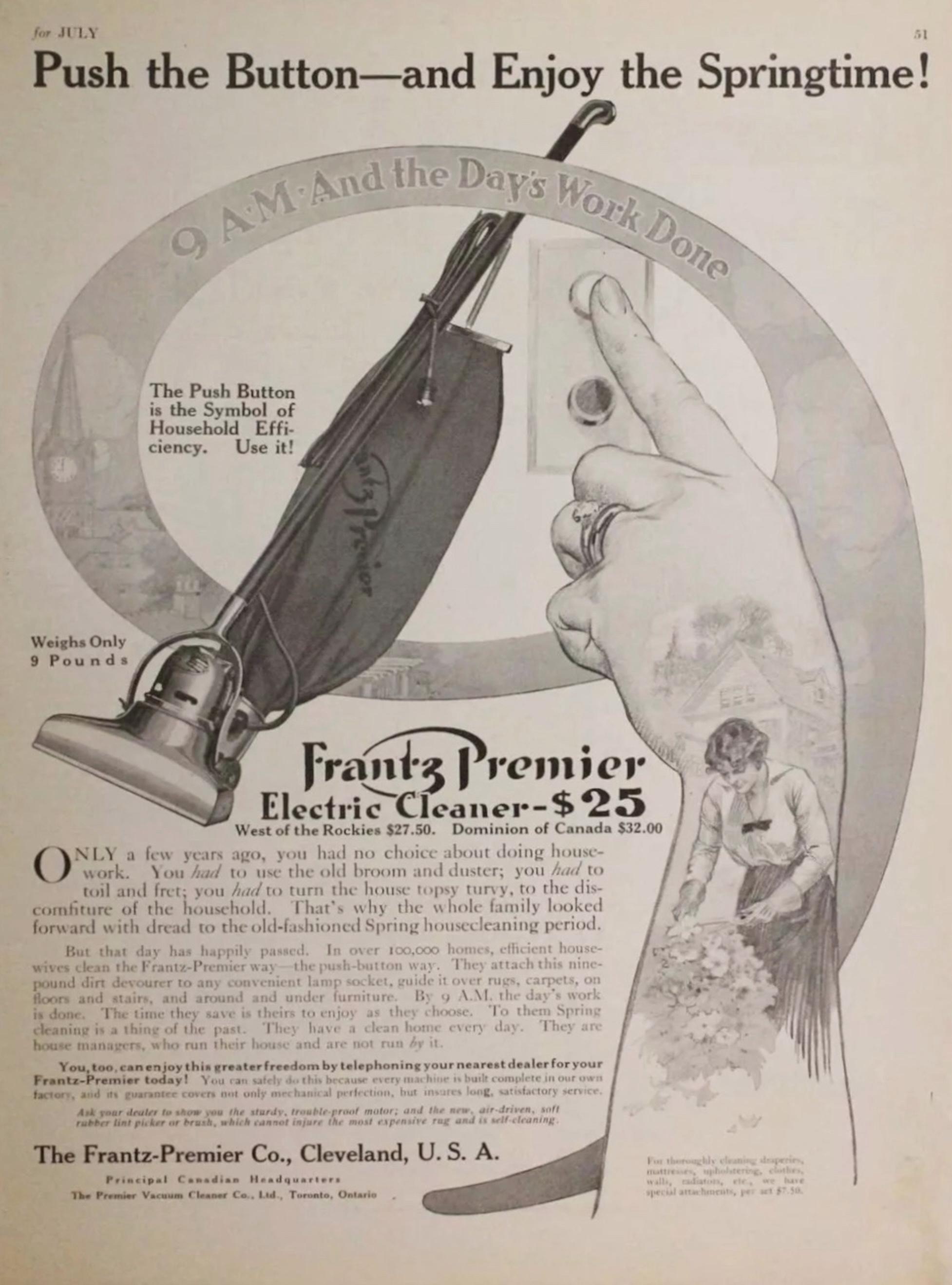 c. 1910 Frantz Premier Salesman Sample Vacuum Sweeper For Sale 2