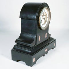 C. 1910 James Rankin Junior Adam Style Eight-Day Mantle Clock with Faux Marble