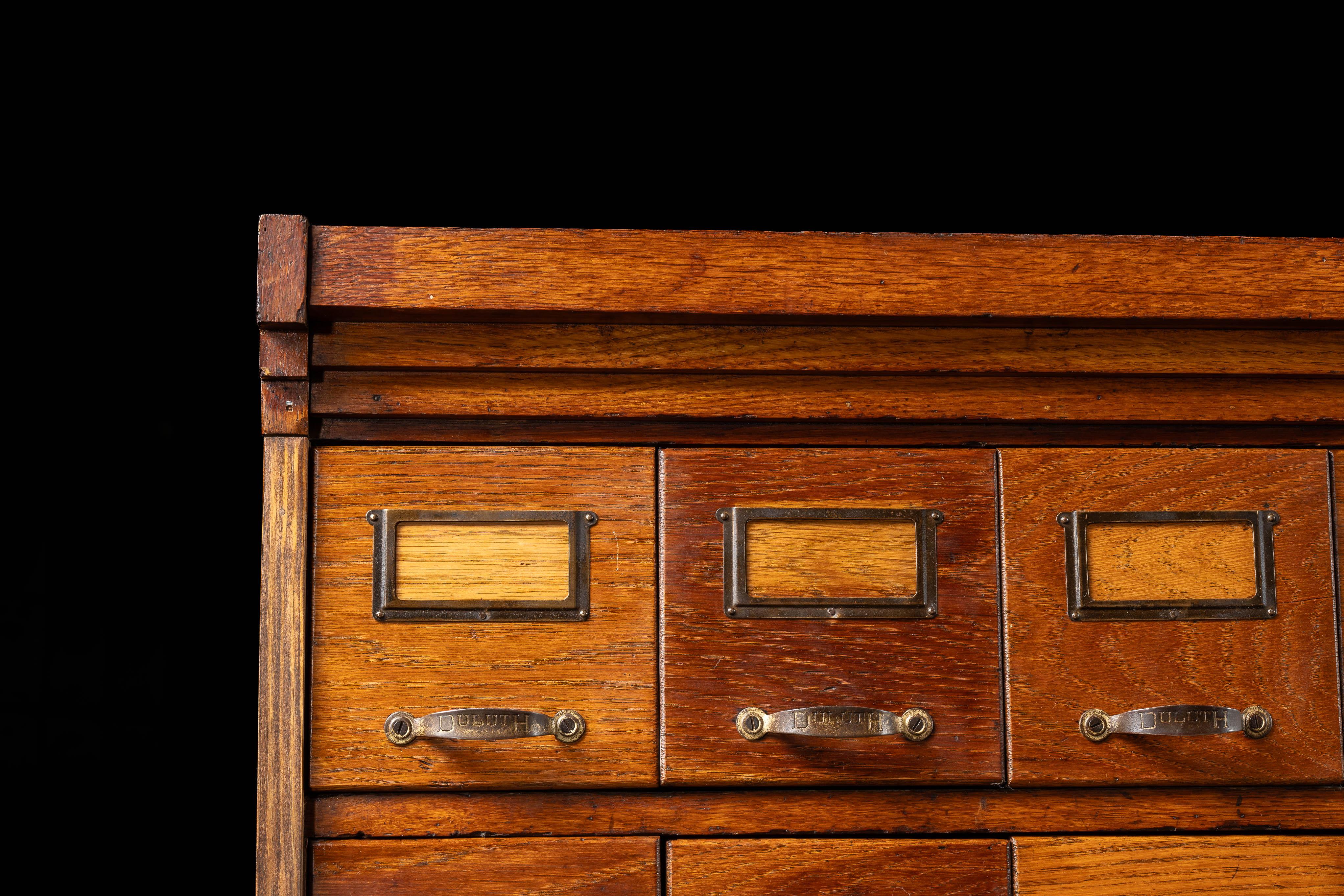 c. 1910 Massive 266-Drawer Duluth Parts Cabinet in vendita 10