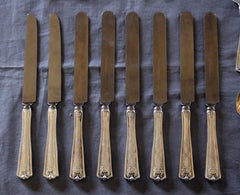 c. 1910 Tiffany Sterling Silver "Winthrop" Flatware Service for 8