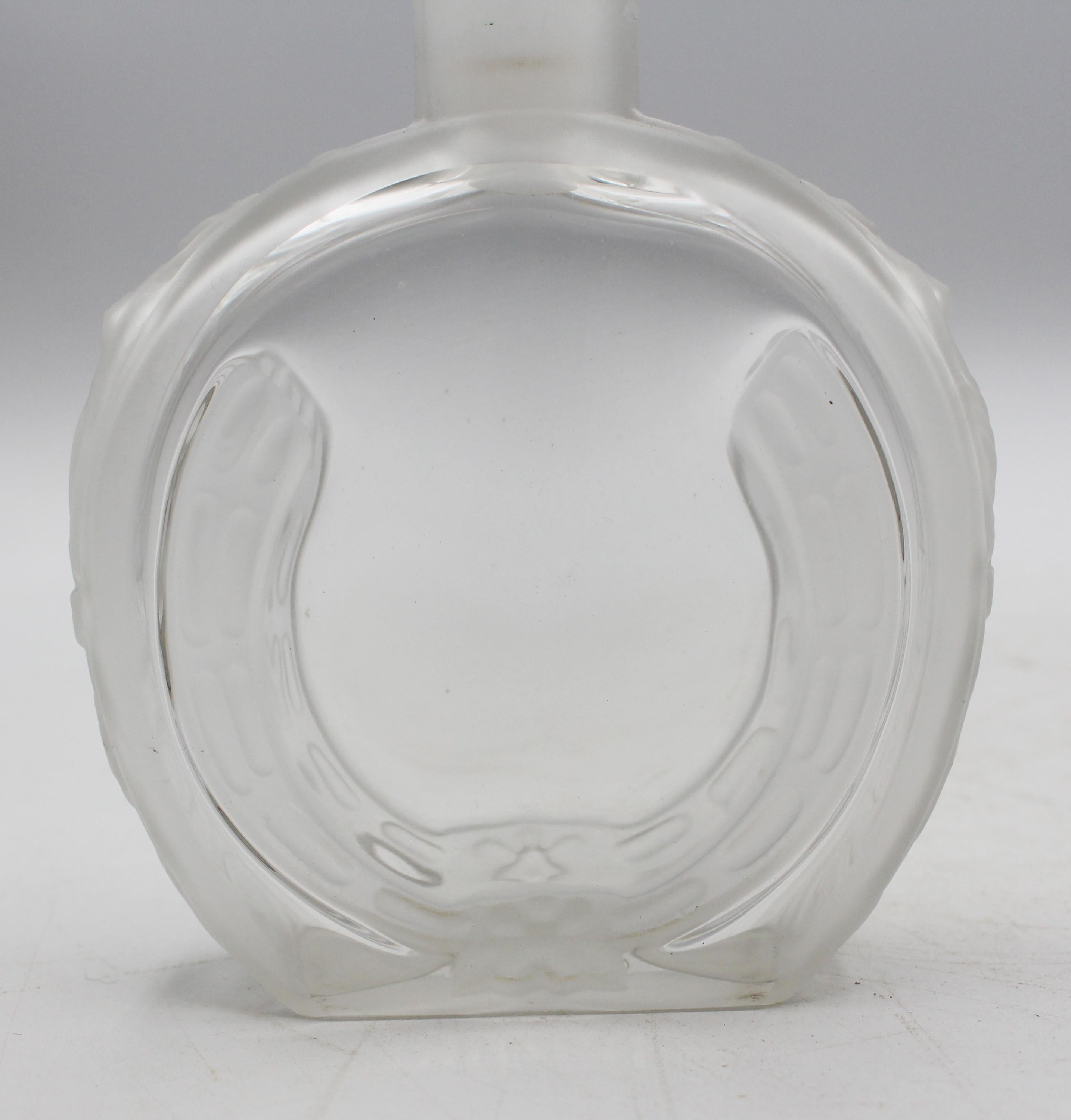 C. Bottiglia di profumo in vetro francese del 1915-25 per Rigaud 