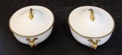 c. 1915-30 Pair of Covered Vegetable Dishes in Rosenthal's "Donatello" Design