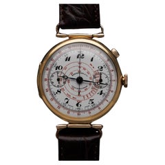 Eberhard Vintage Extragroßer Herren Sport-/ Aviator's Single Button, Vintage, ca. 1919