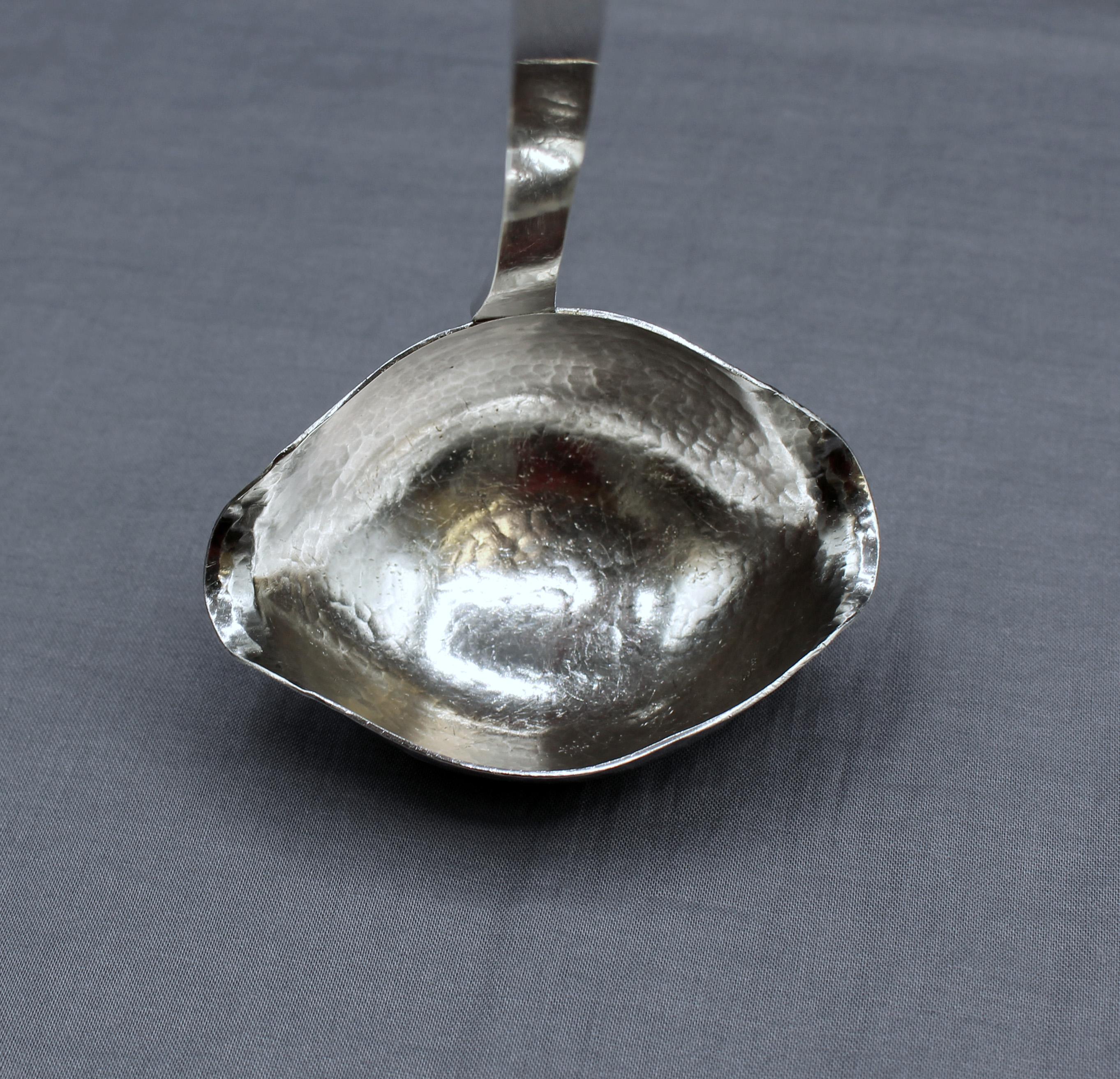 Art Déco c. Mestolo in argento massiccio Art Deco americano degli anni 1920-30 in vendita
