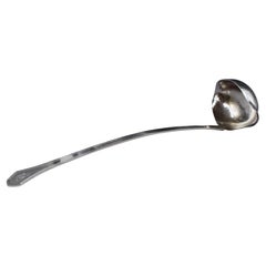 c. 1920-30s American Art Deco Sterling Silver Punch Ladle (Louche à punch en argent)